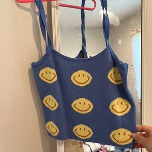 smiley tank top